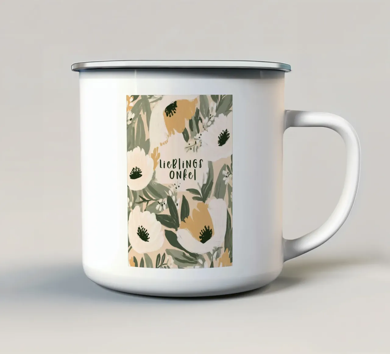 Lieblings Onkel tazza in smalto da treechild