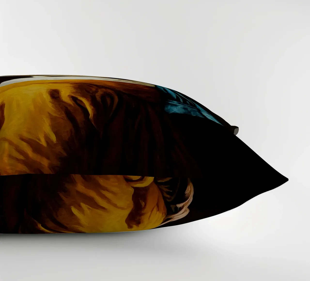 The Fox with the Pearl Earring decorative cushion by Modern Muse