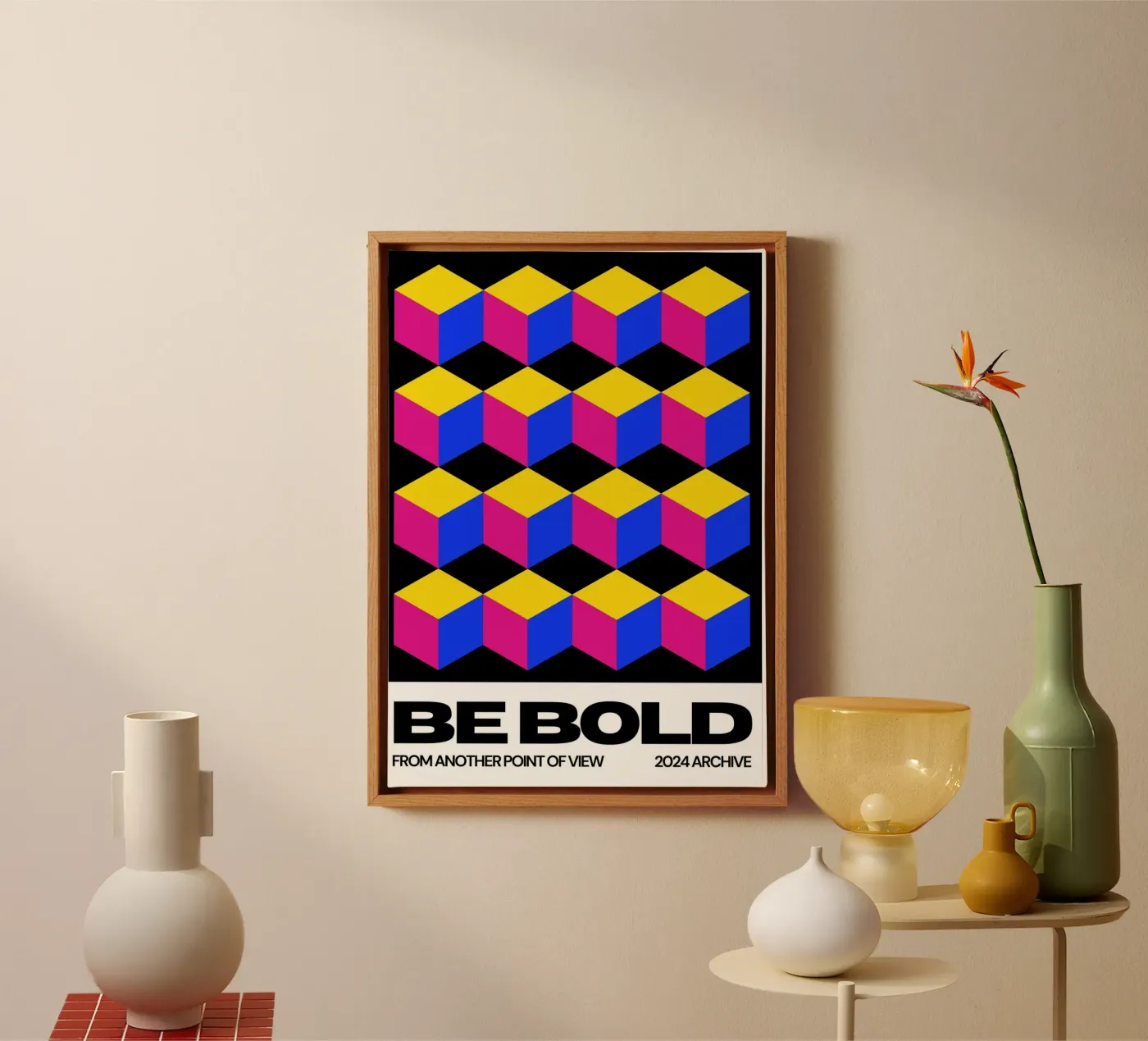 BE BOLD tela da SMRT STUDIO