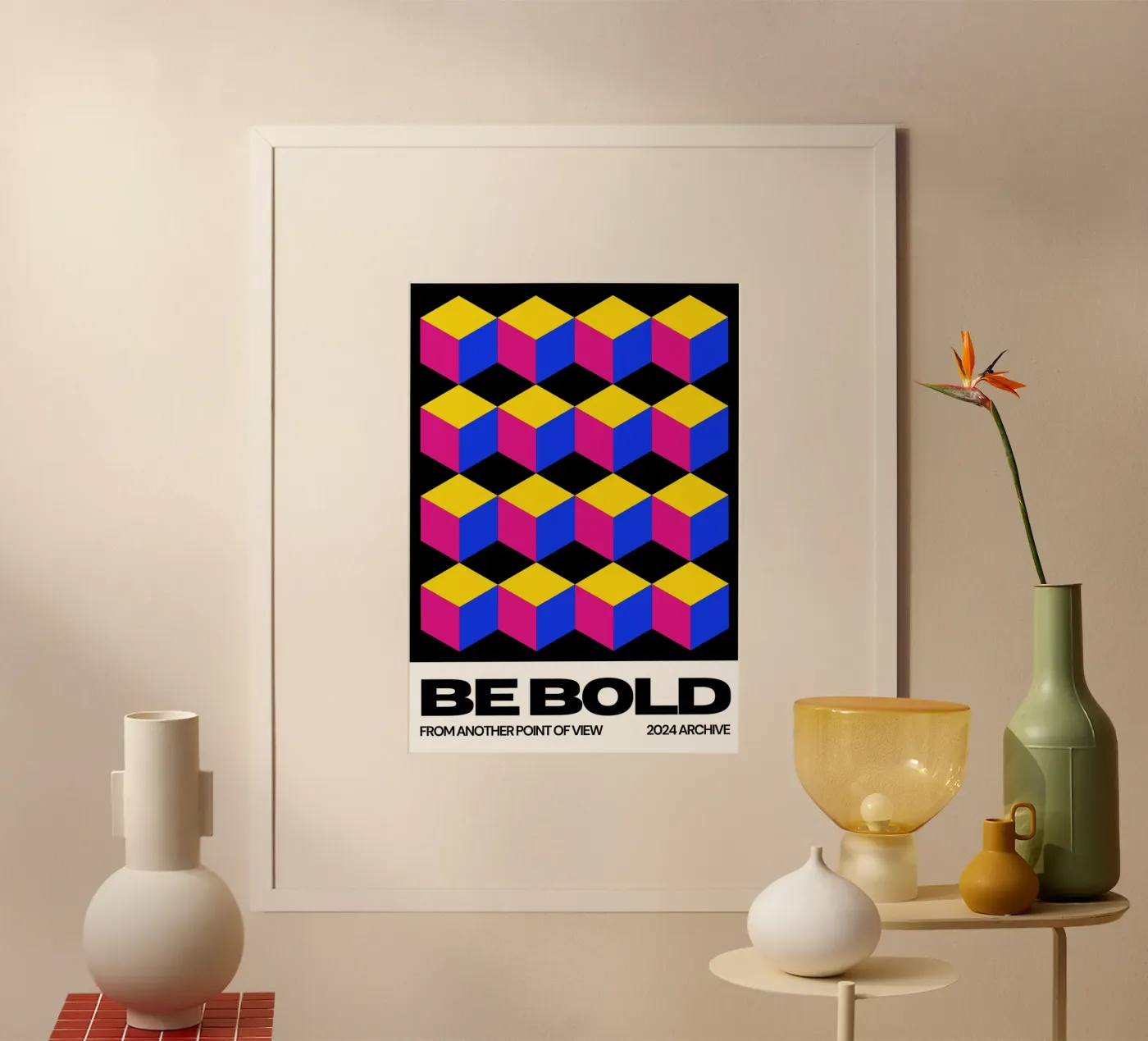 BE BOLD poster da SMRT STUDIO