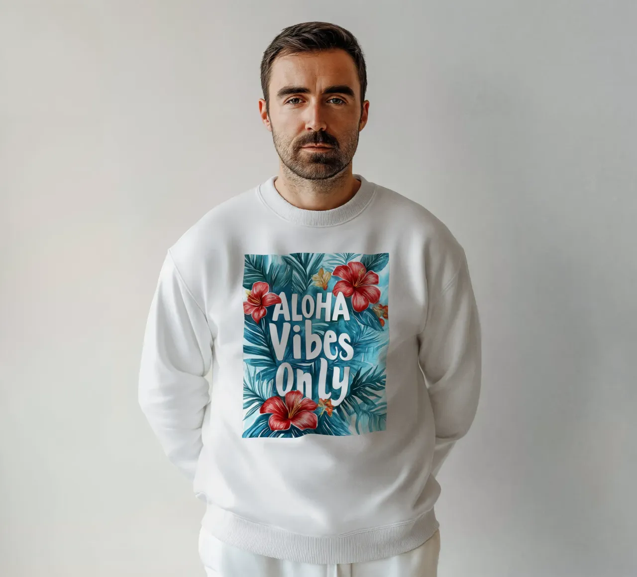 Aloha Vibes Only felpa da treechild