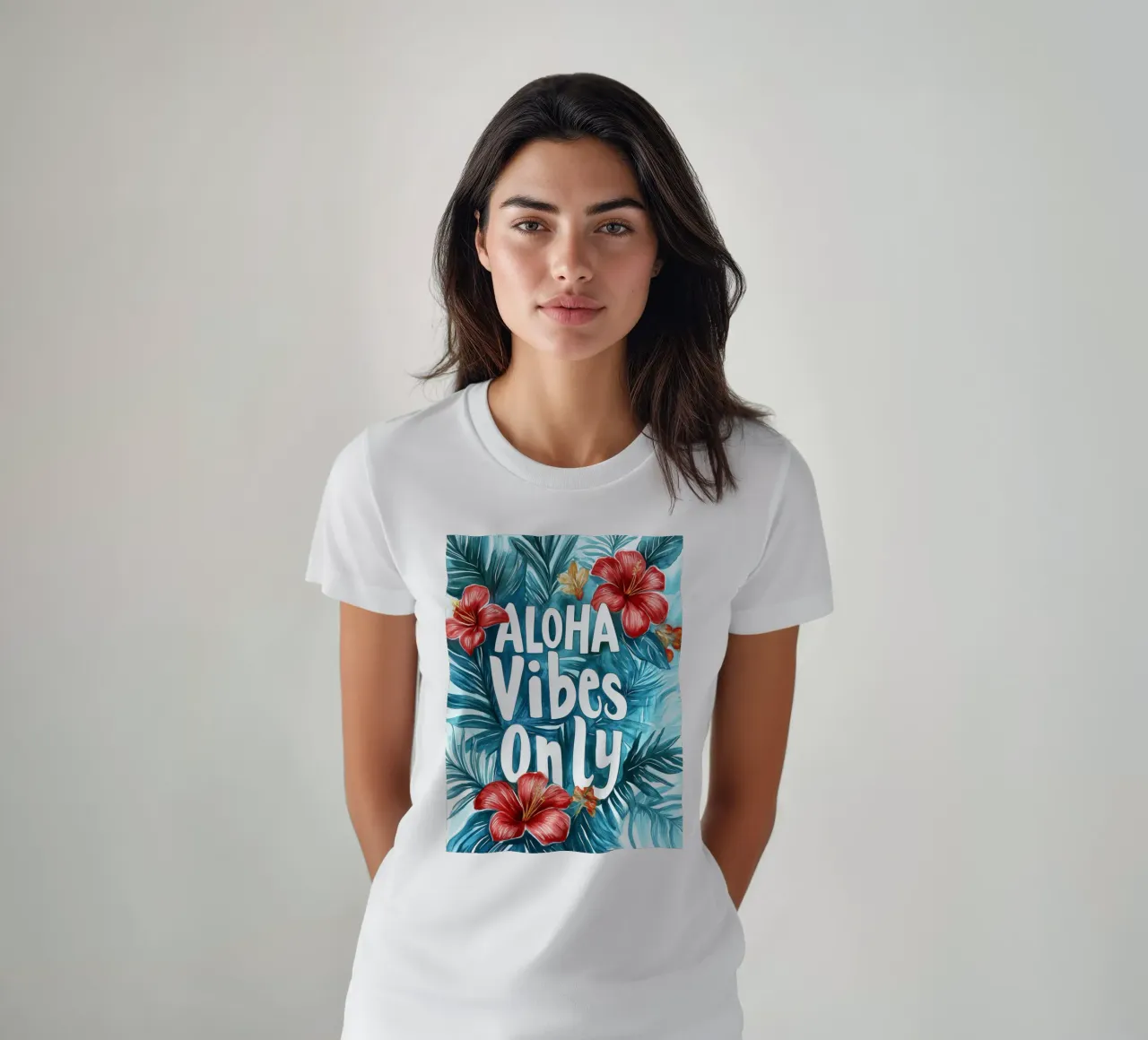 Aloha Vibes Only T-Shirt von treechild