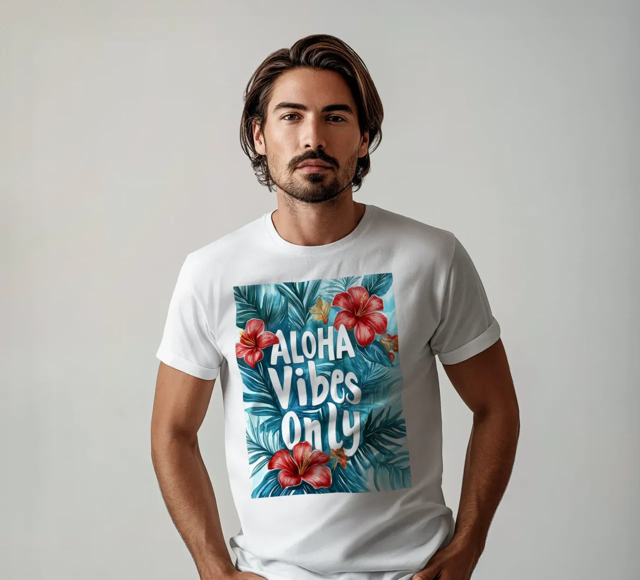 Aloha Vibes Only T-Shirt von treechild