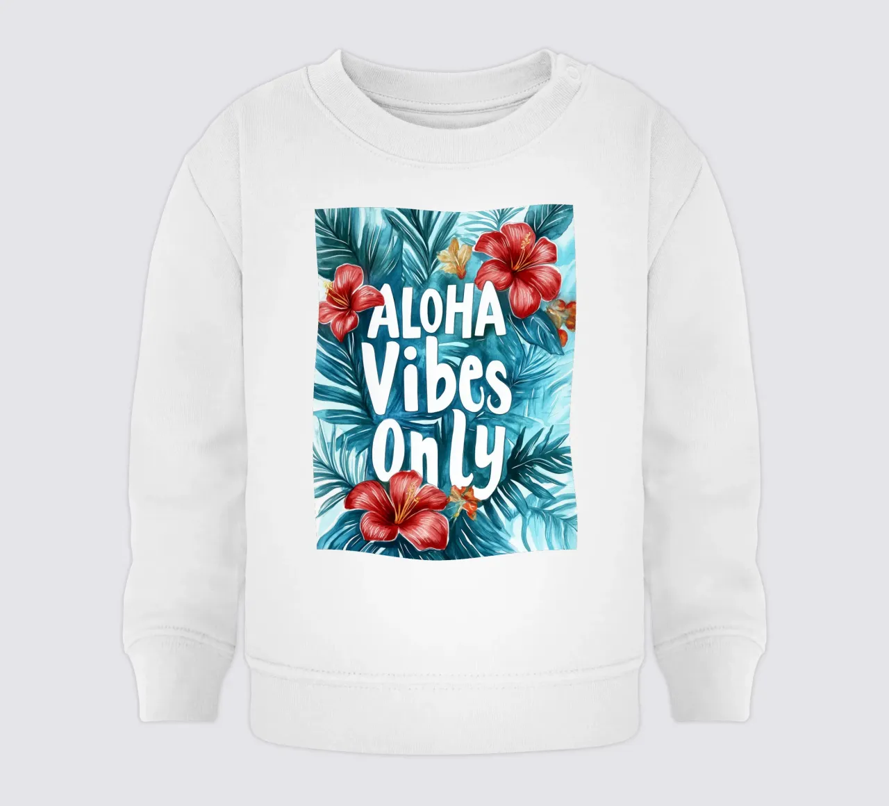 Aloha Vibes Only felpa neonato da treechild