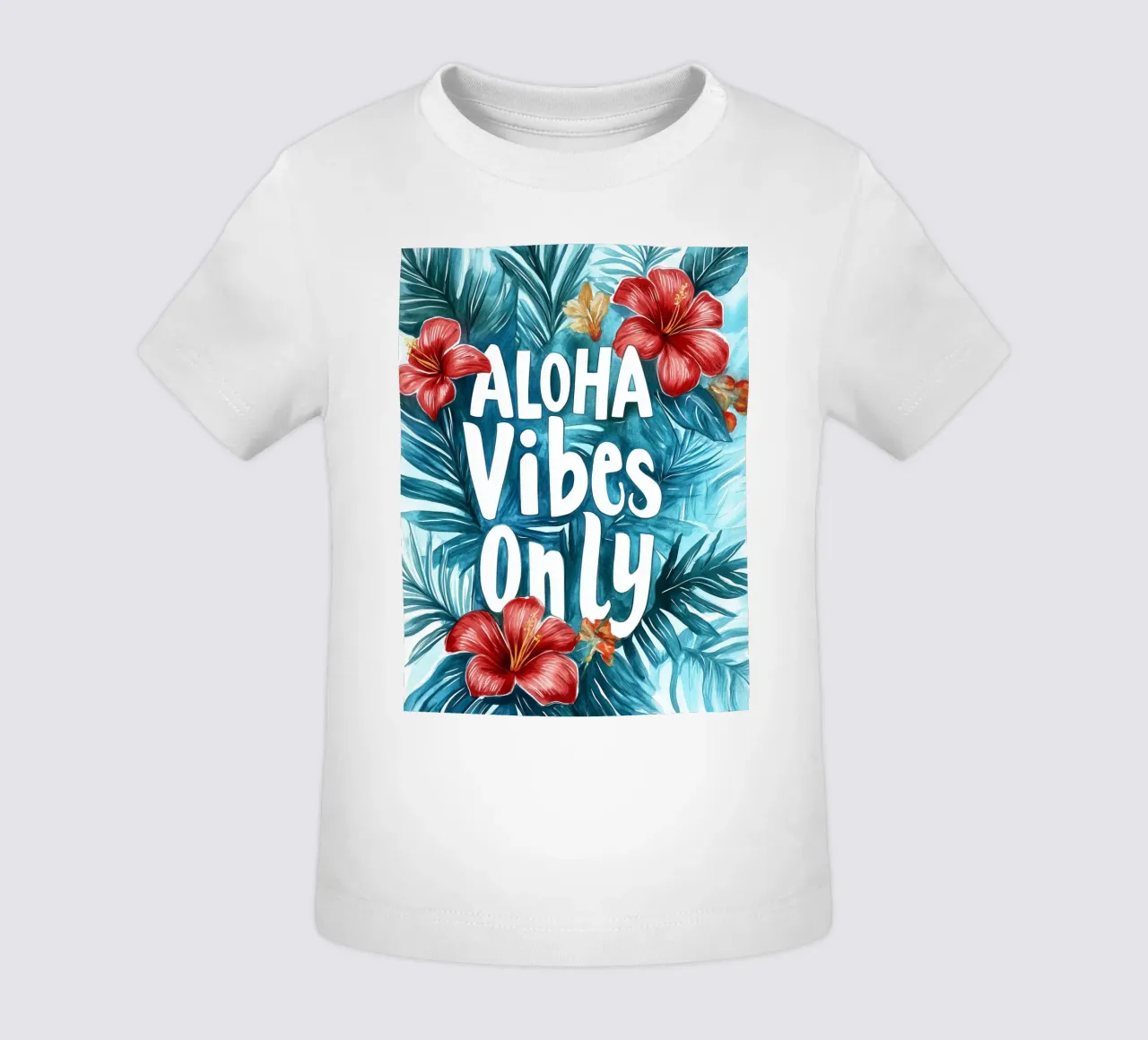 Aloha Vibes Only maglietta neonato da treechild