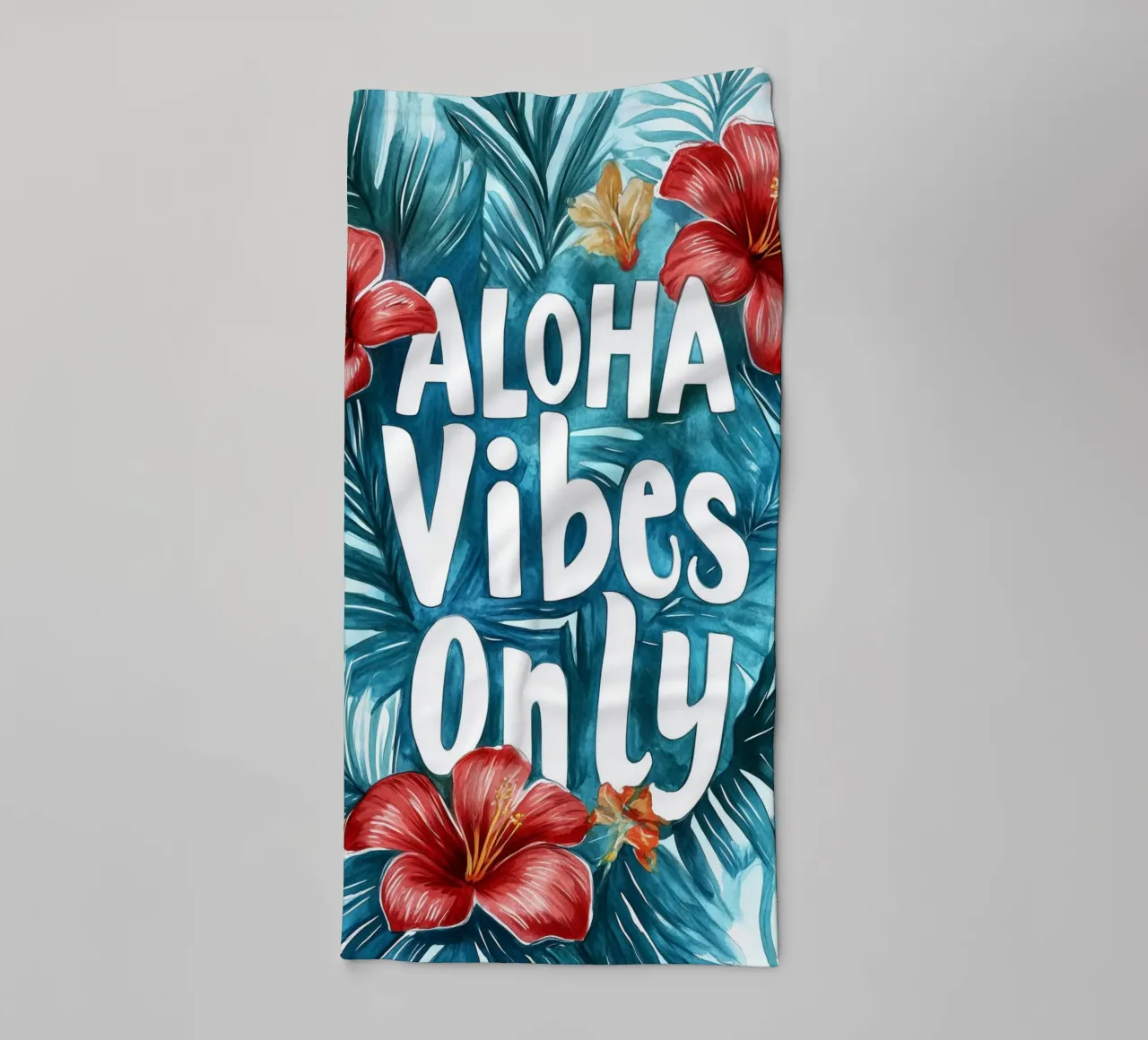 Aloha Vibes Only Handtuch von treechild