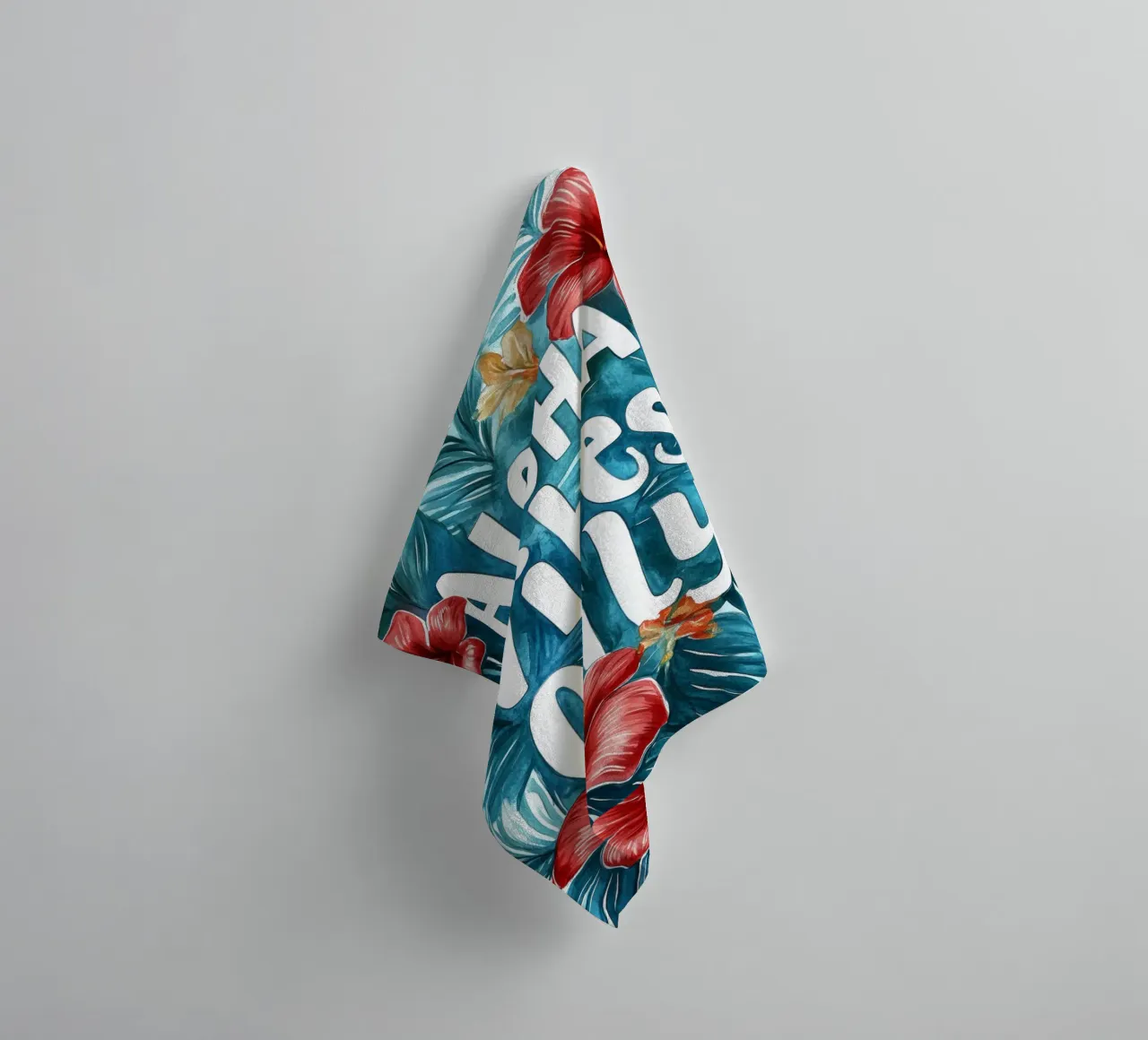 Aloha Vibes Only Handtuch von treechild