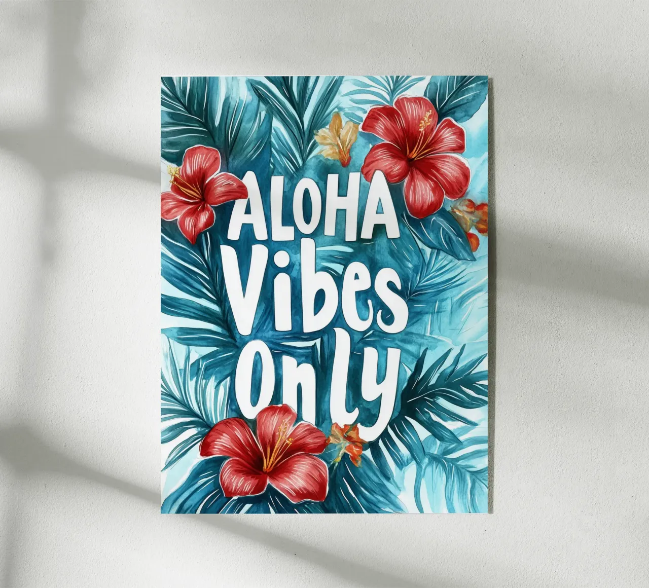 Aloha Vibes Only plexiglass da treechild
