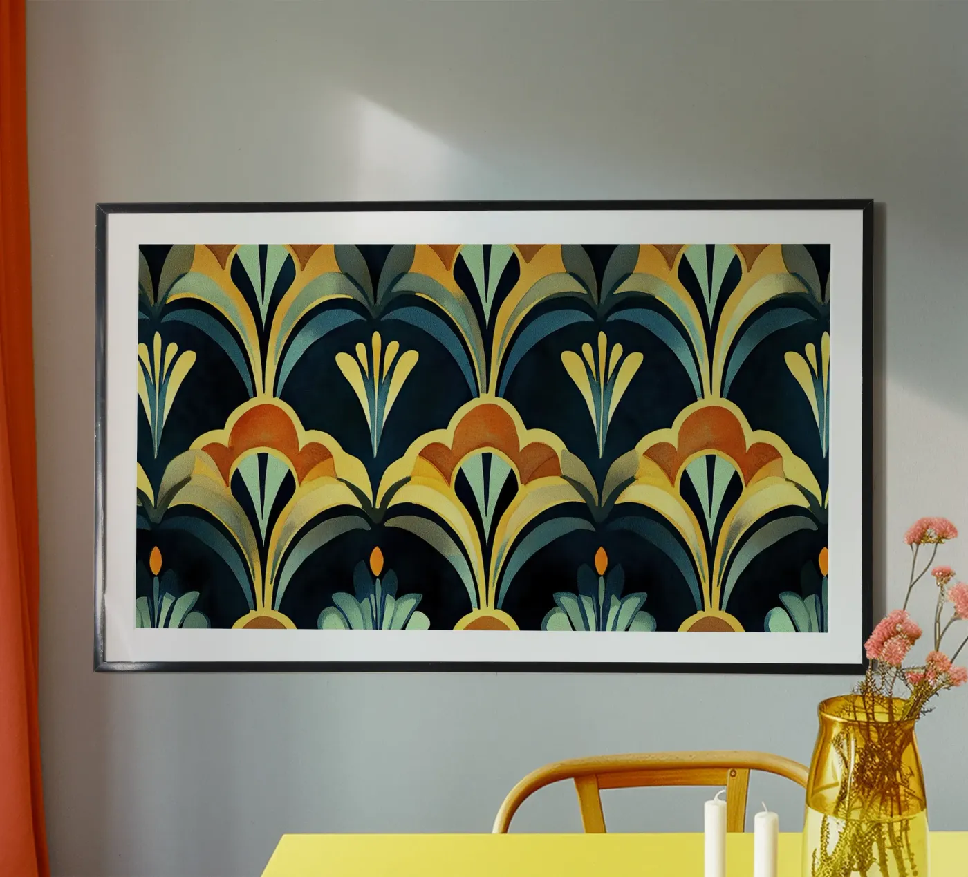 Art déco poster da Nikis Art Studio