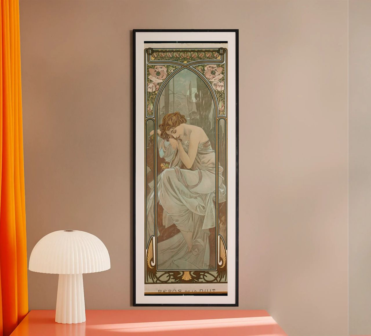 Alfons Mucha - Night's Rest poster by ARTOTHEK