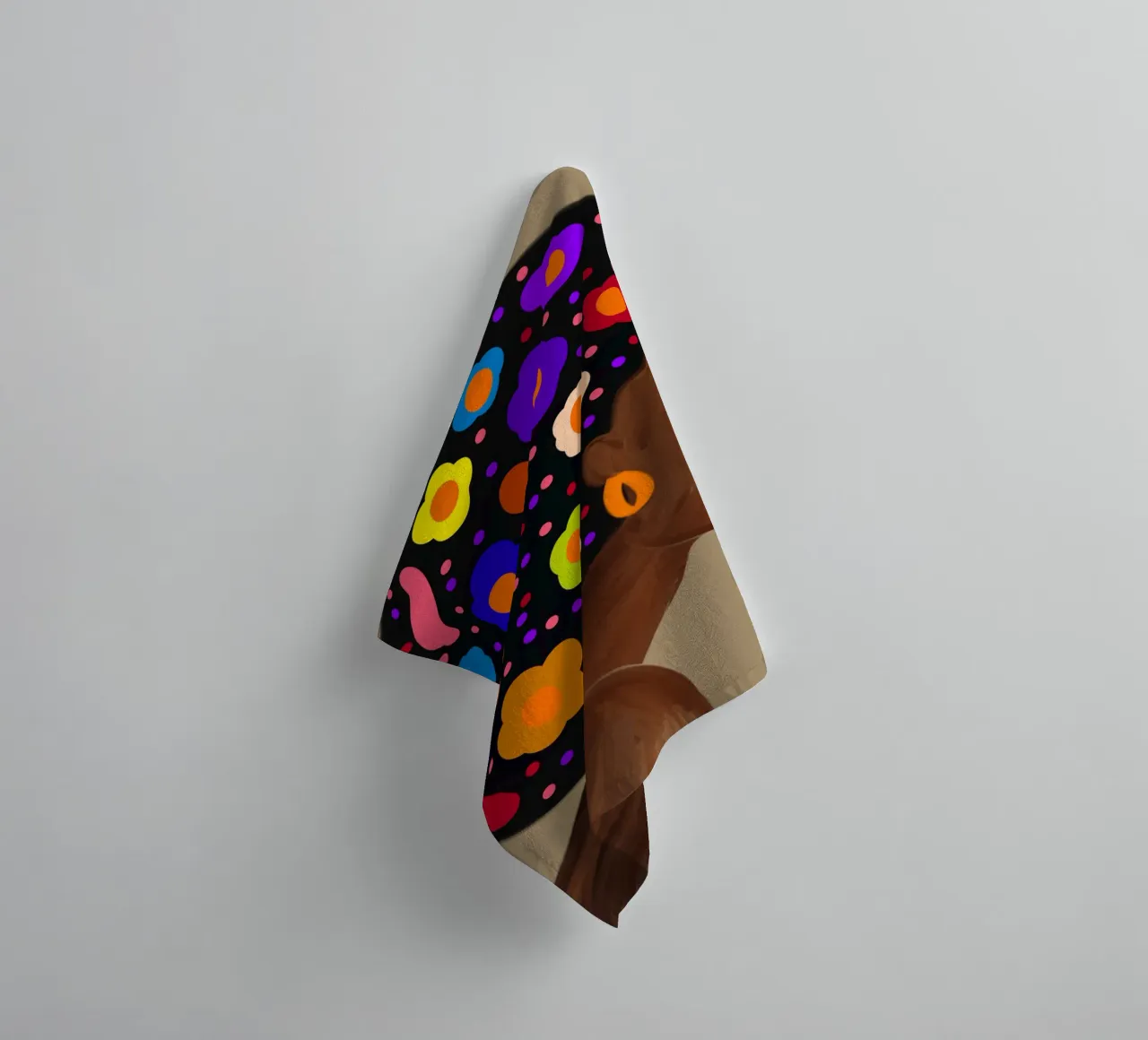 Afro Prism asciugamano da bagno da Mathudace Créas