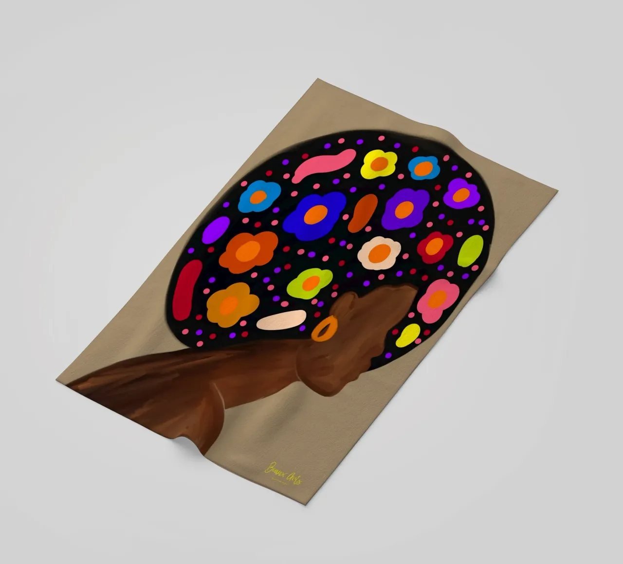 Afro Prism telo mare da Mathudace Créas