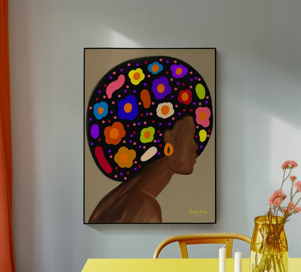 Afro Prism plexiglass da Mathudace Créas