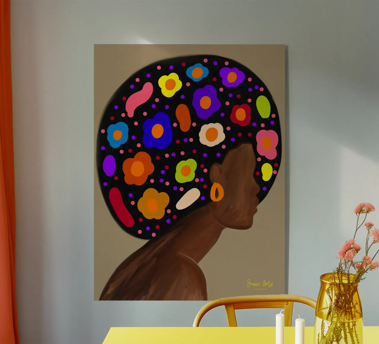 Afro Prism plexiglass da Mathudace Créas