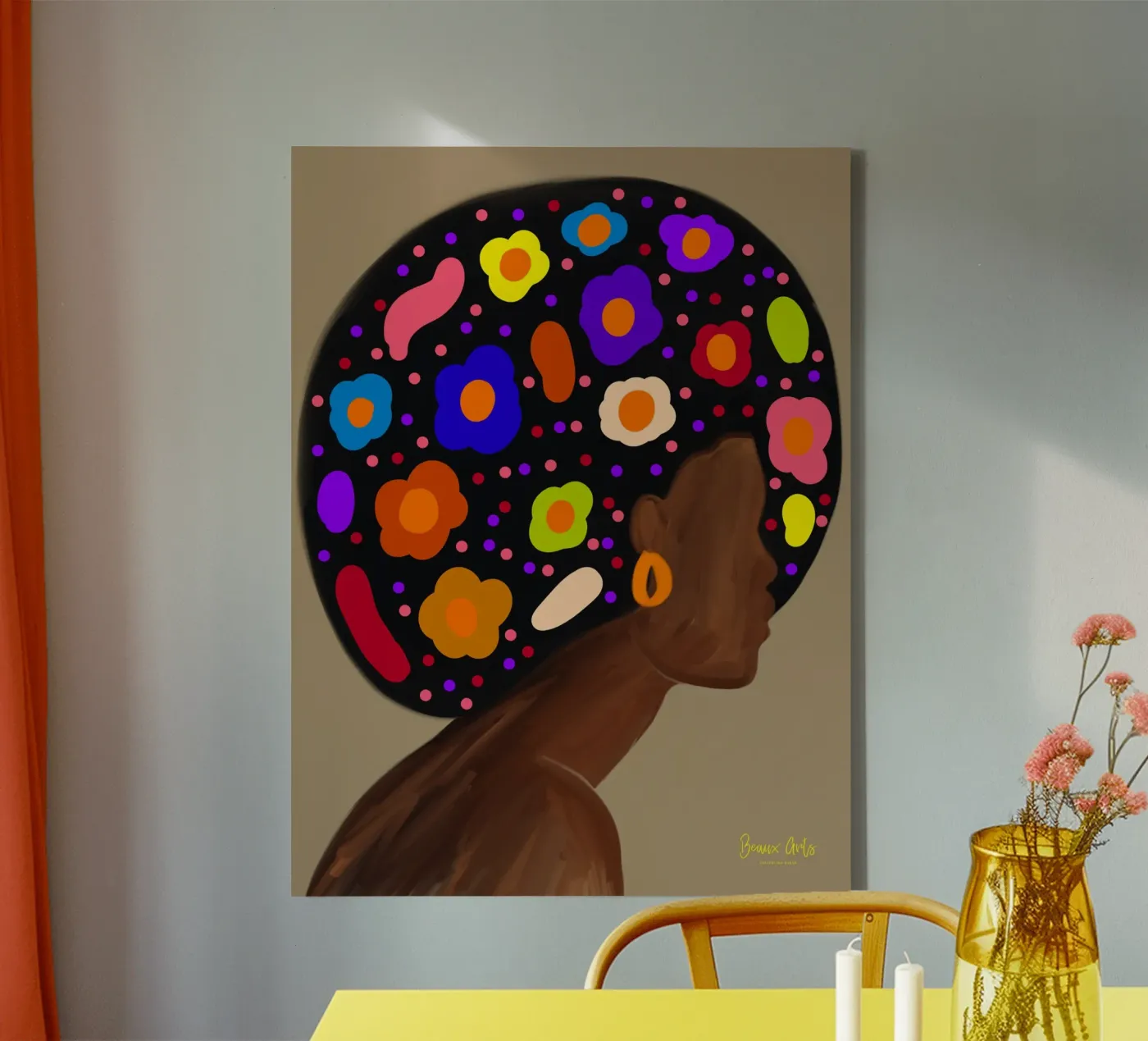 Afro Prism tela da Mathudace Créas