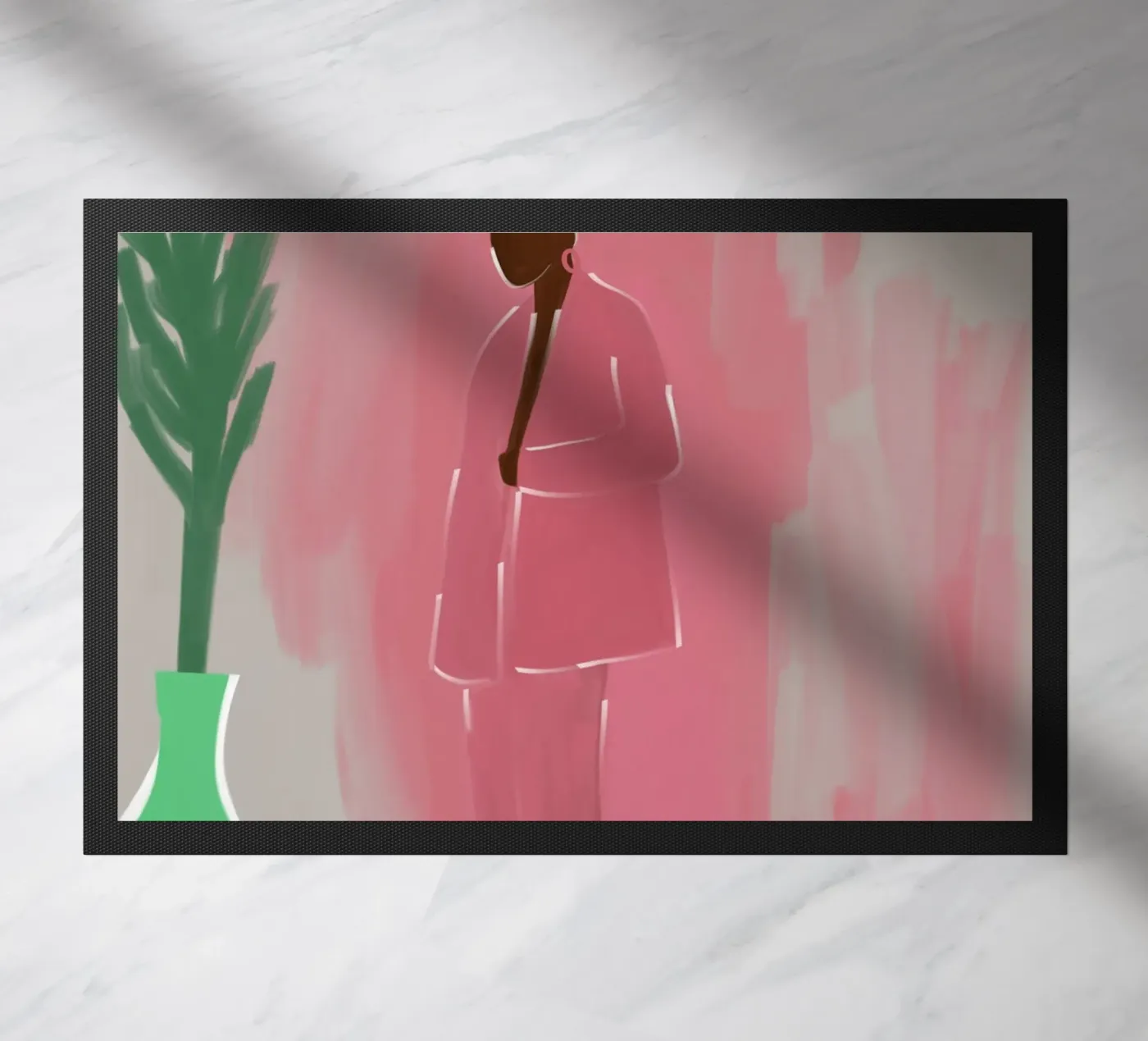 Afro Exuberance doormat by Mathudace Créas