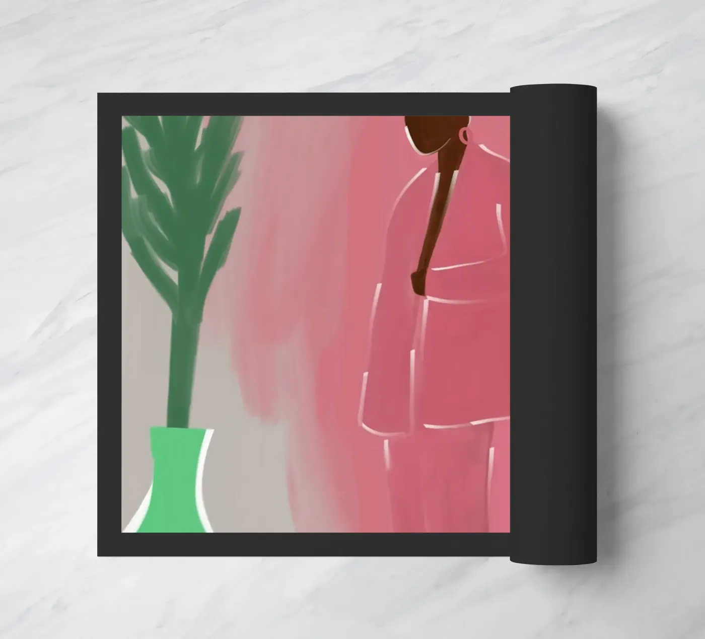 Afro Exuberance doormat by Mathudace Créas