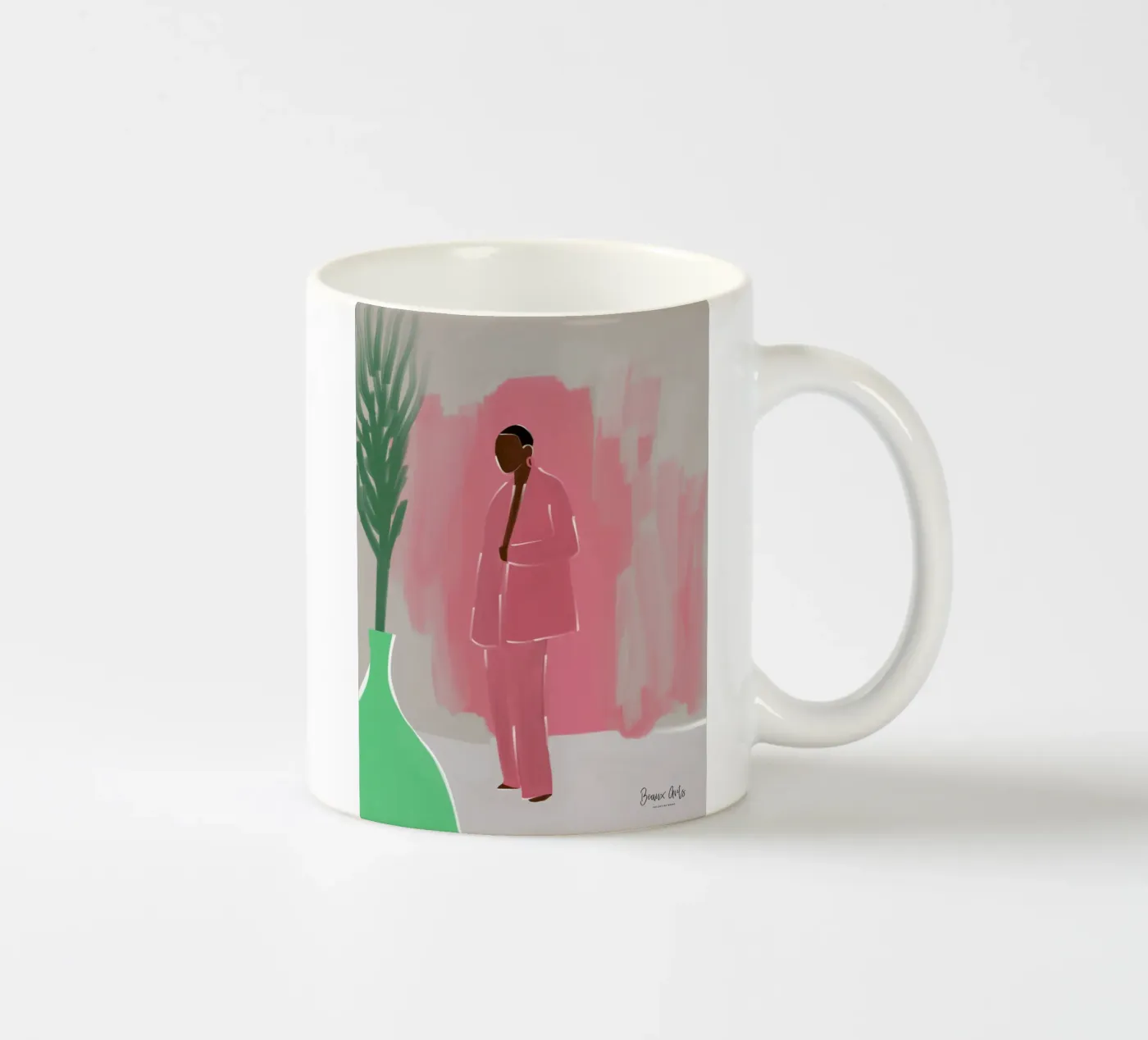 Afro Exuberance ceramic mug by Mathudace Créas