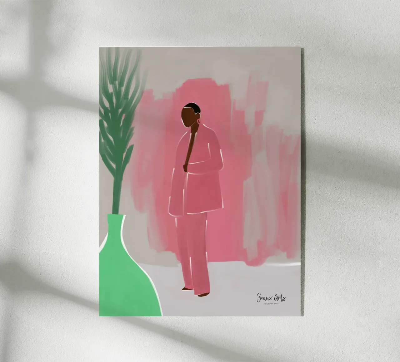 Afro Exuberance acryl van Mathudace Créas