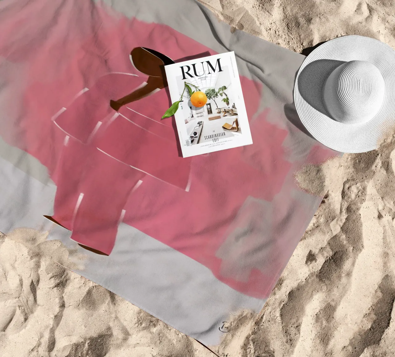 Afro Exuberance telo mare da Mathudace Créas