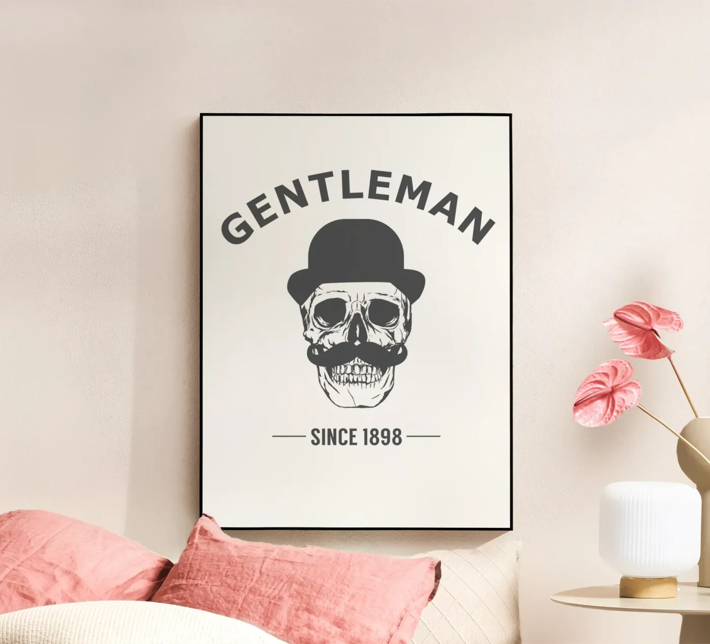 Gentleman Skull plexiglass da Balazs Solti