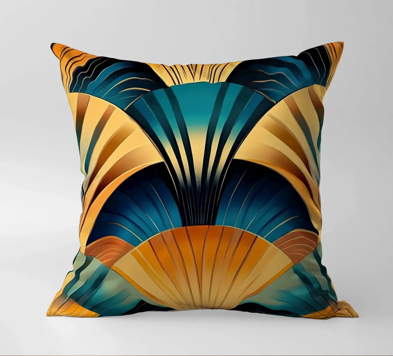 Art déco "Echoes of Refinement" cuscino da Nikis Art Studio