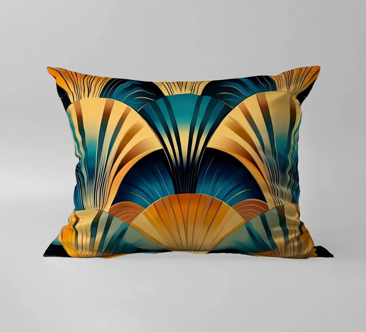 Art déco "Echoes of Refinement" cuscino da Nikis Art Studio