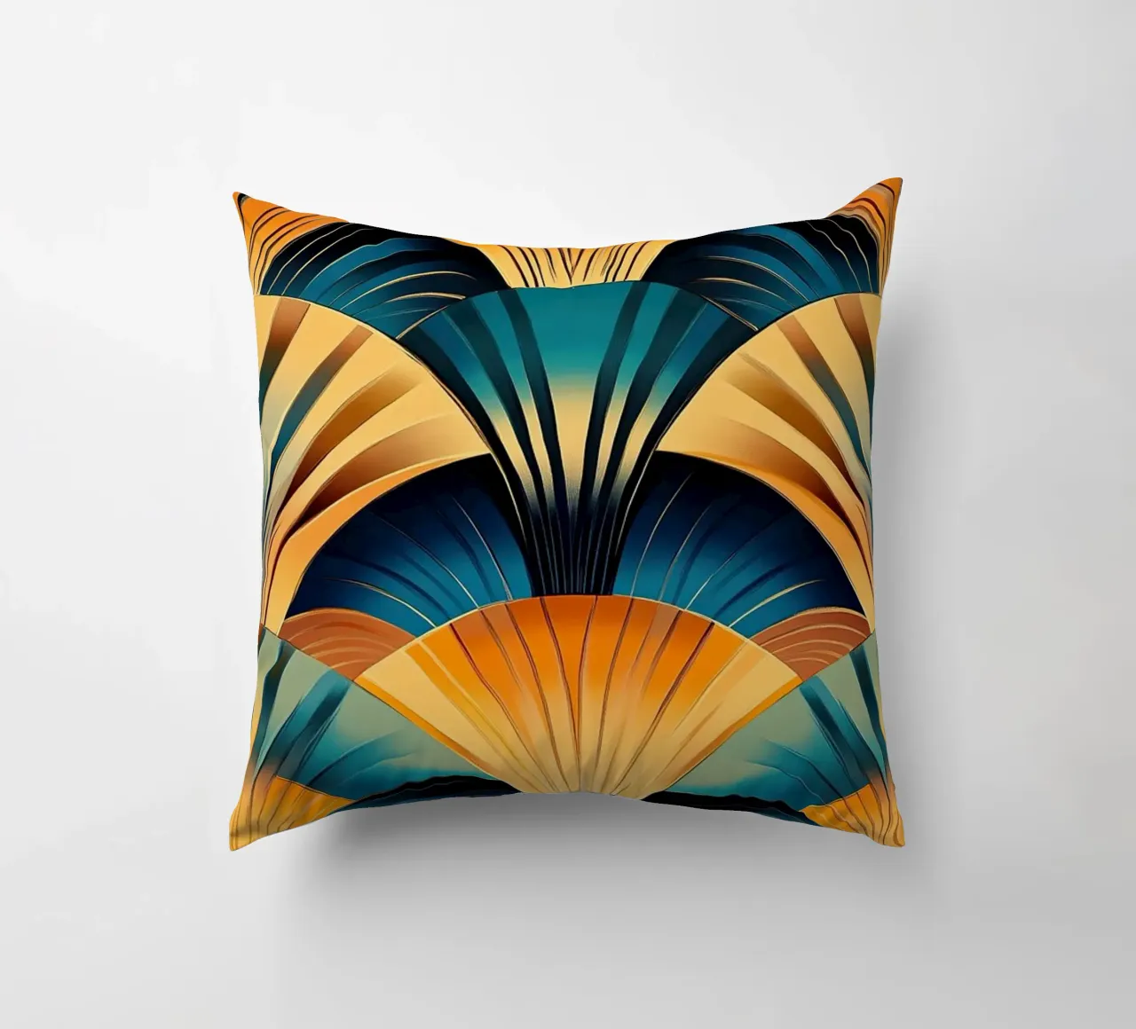 Art déco "Echoes of Refinement" cuscino da Nikis Art Studio