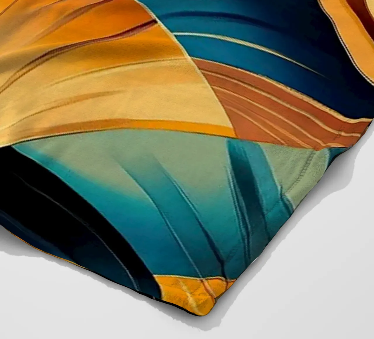 Art déco "Echoes of Refinement" coperta in pile da Nikis Art Studio