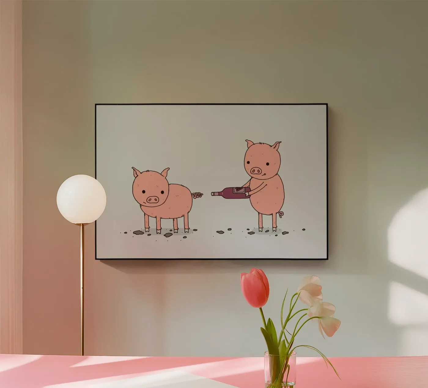 That'll Do Pig plexiglas de Jaco Haasbroek
