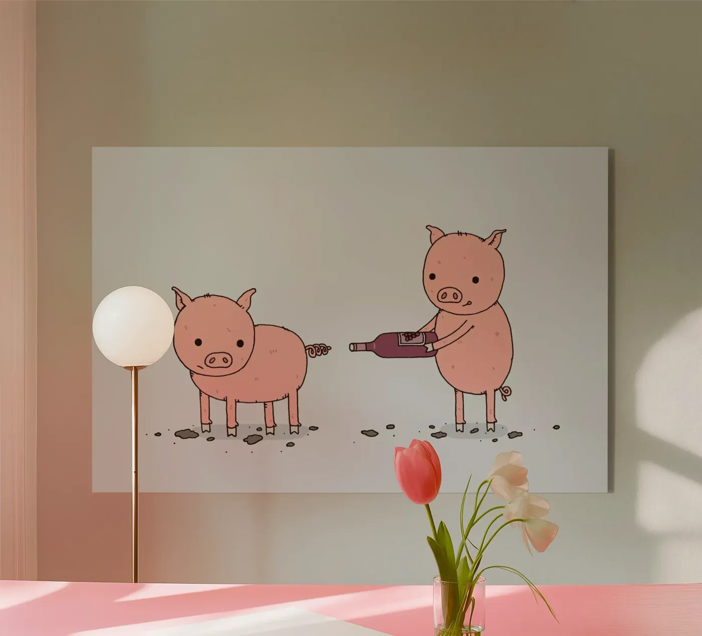 That'll Do Pig plexiglas de Jaco Haasbroek