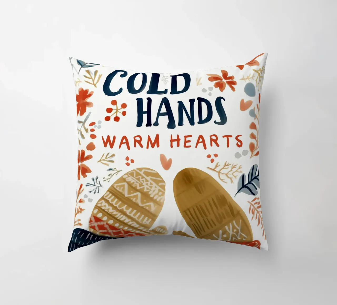 Cold Hands Warm Hearts cuscino da treechild