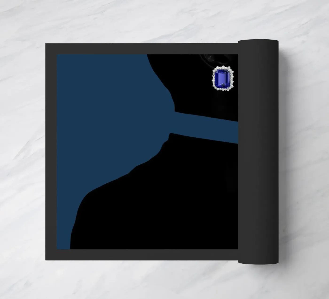 Eclat d'Afro doormat by Mathudace Créas