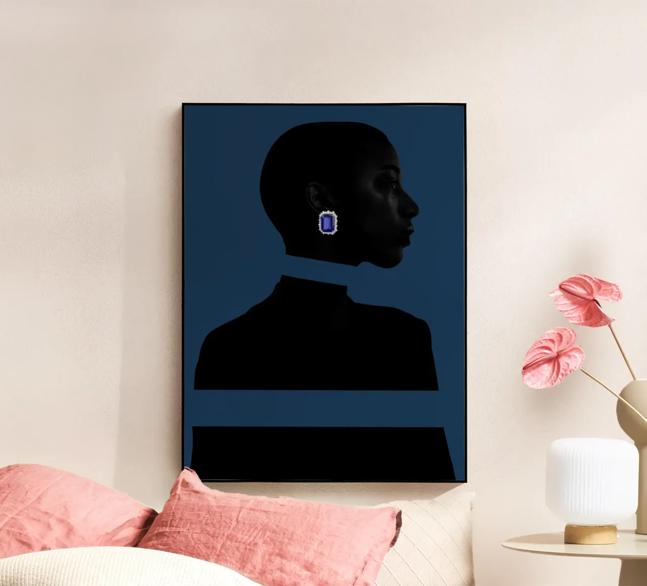 Eclat d'Afro acrylic glass by Mathudace Créas