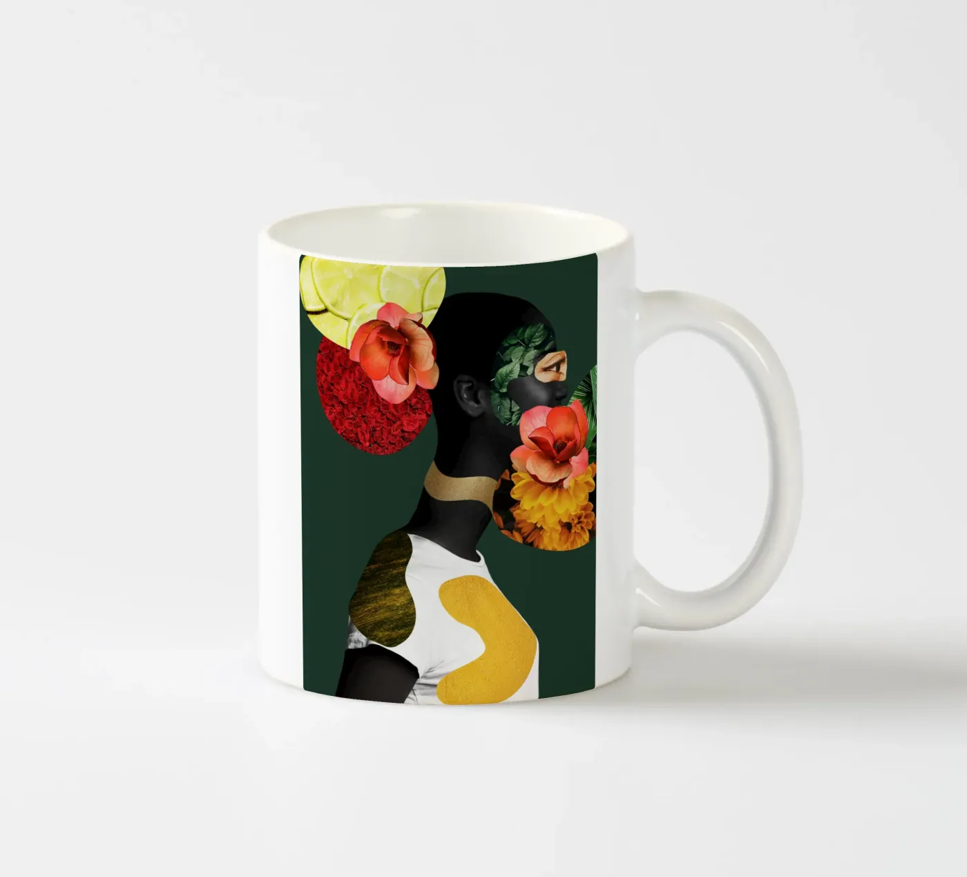 Afro Aurora ceramic mug by Mathudace Créas