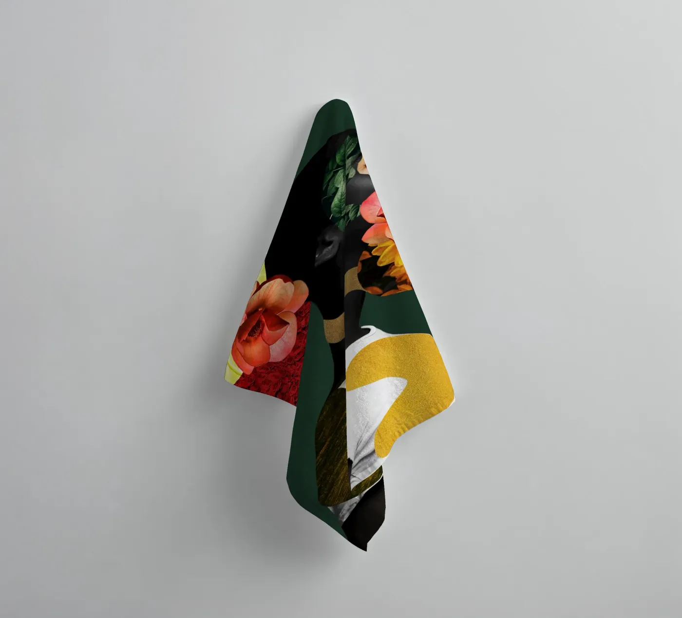 Afro Aurora badhanddoek van Mathudace Créas