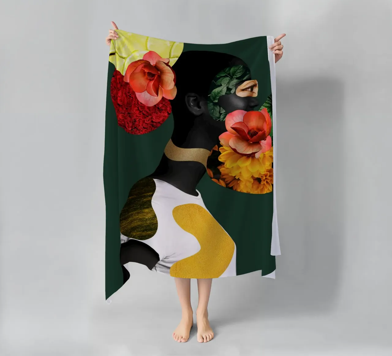 Afro Aurora telo mare da Mathudace Créas