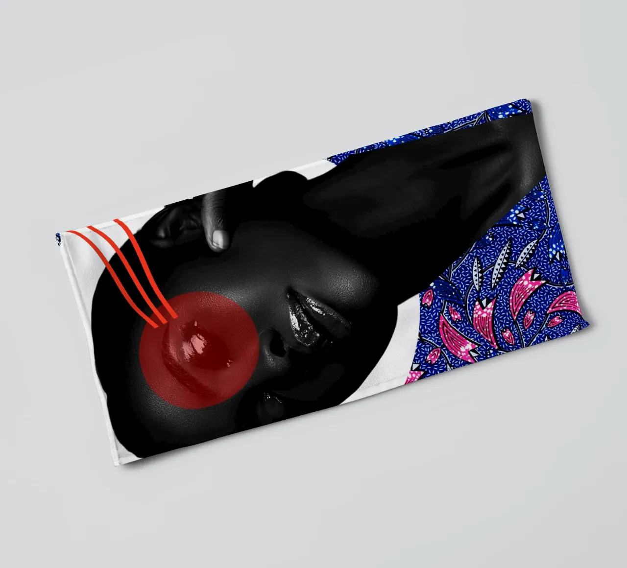 Afro Infinity badhanddoek van Mathudace Créas