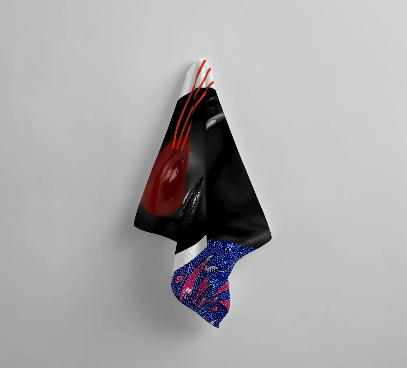 Afro Infinity towel by Mathudace Créas