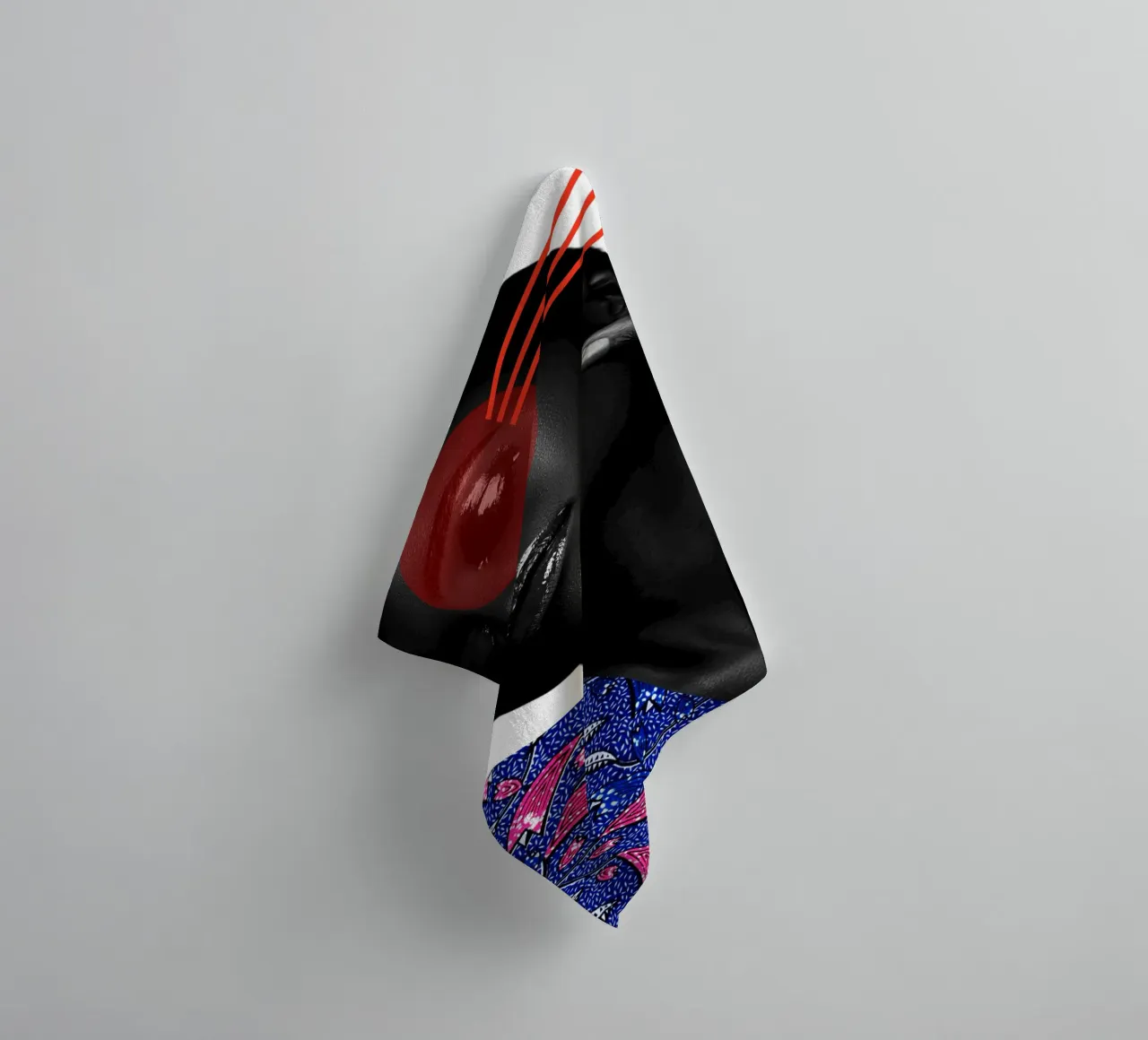 Afro Infinity badhanddoek van Mathudace Créas