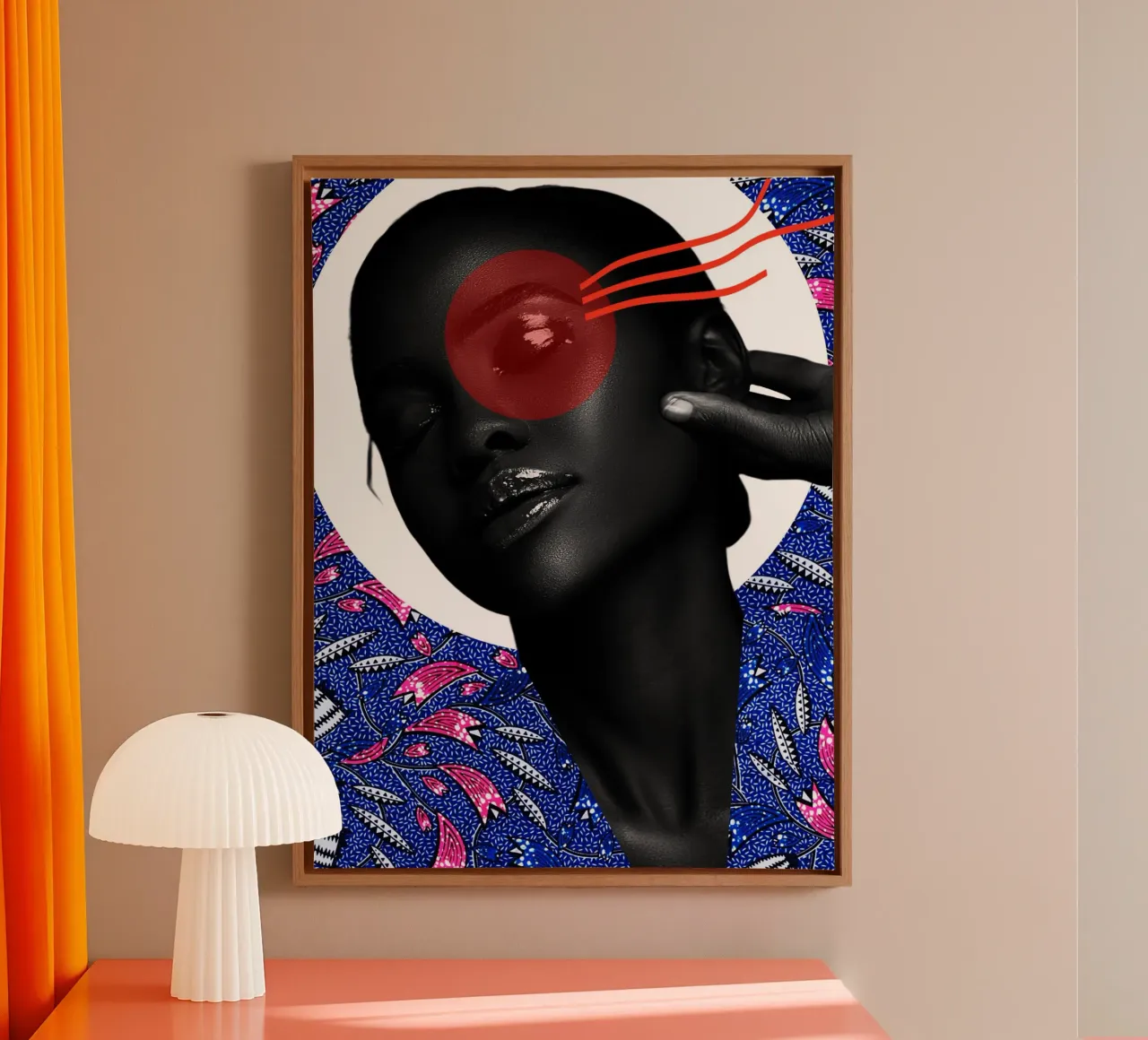 Afro Infinity tela da Mathudace Créas