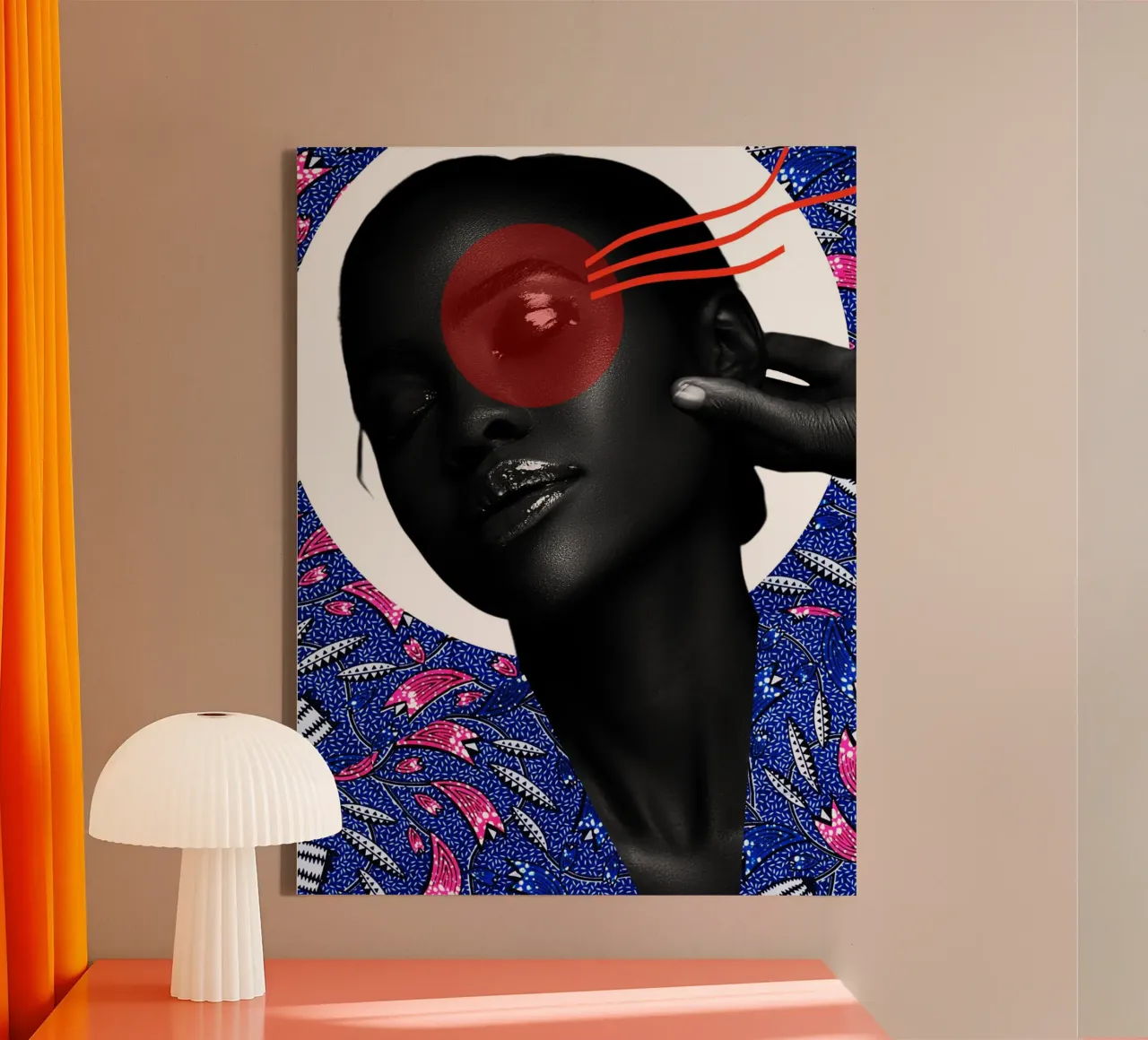 Afro Infinity tela da Mathudace Créas