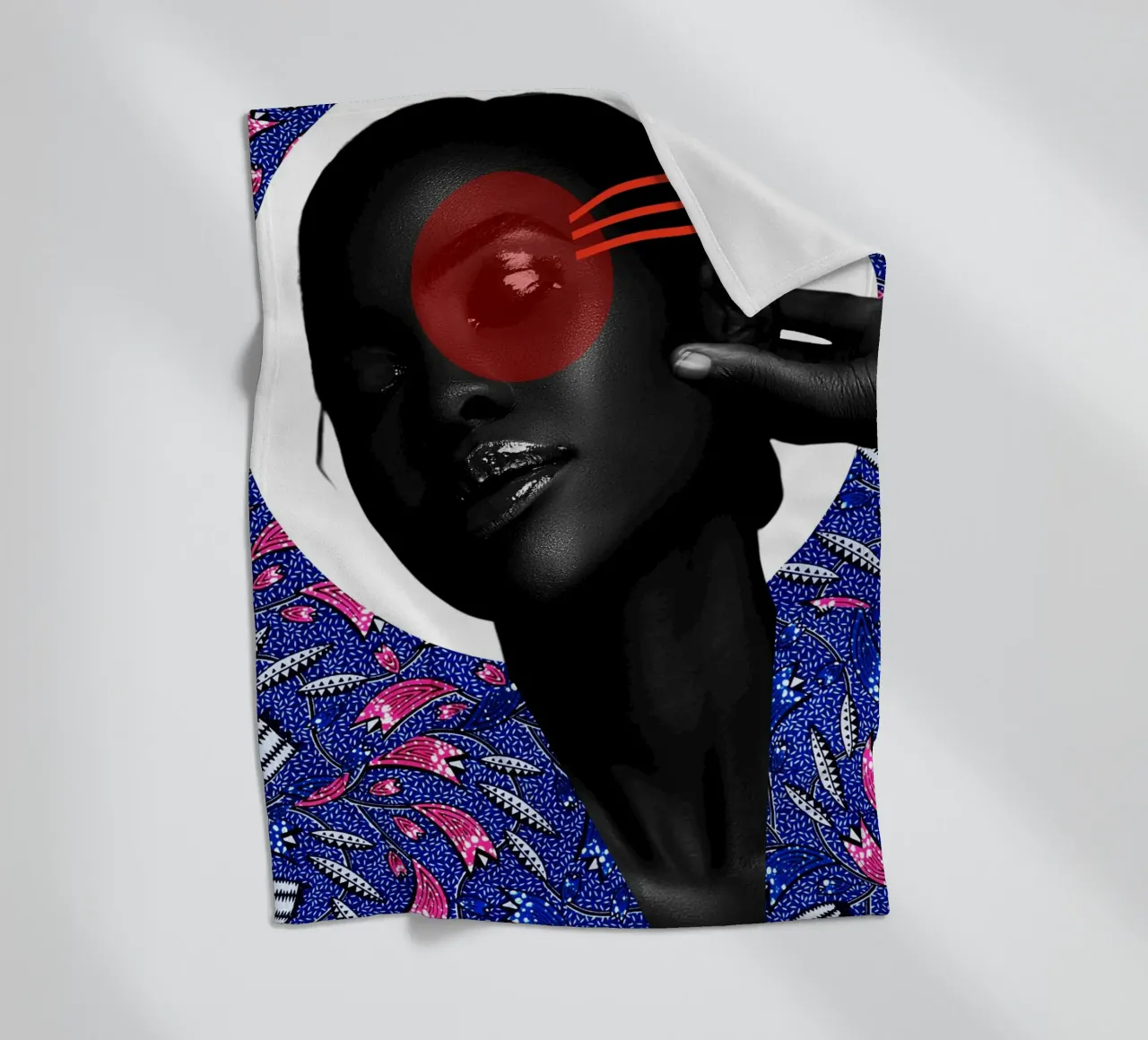 Afro Infinity fleecedeken van Mathudace Créas