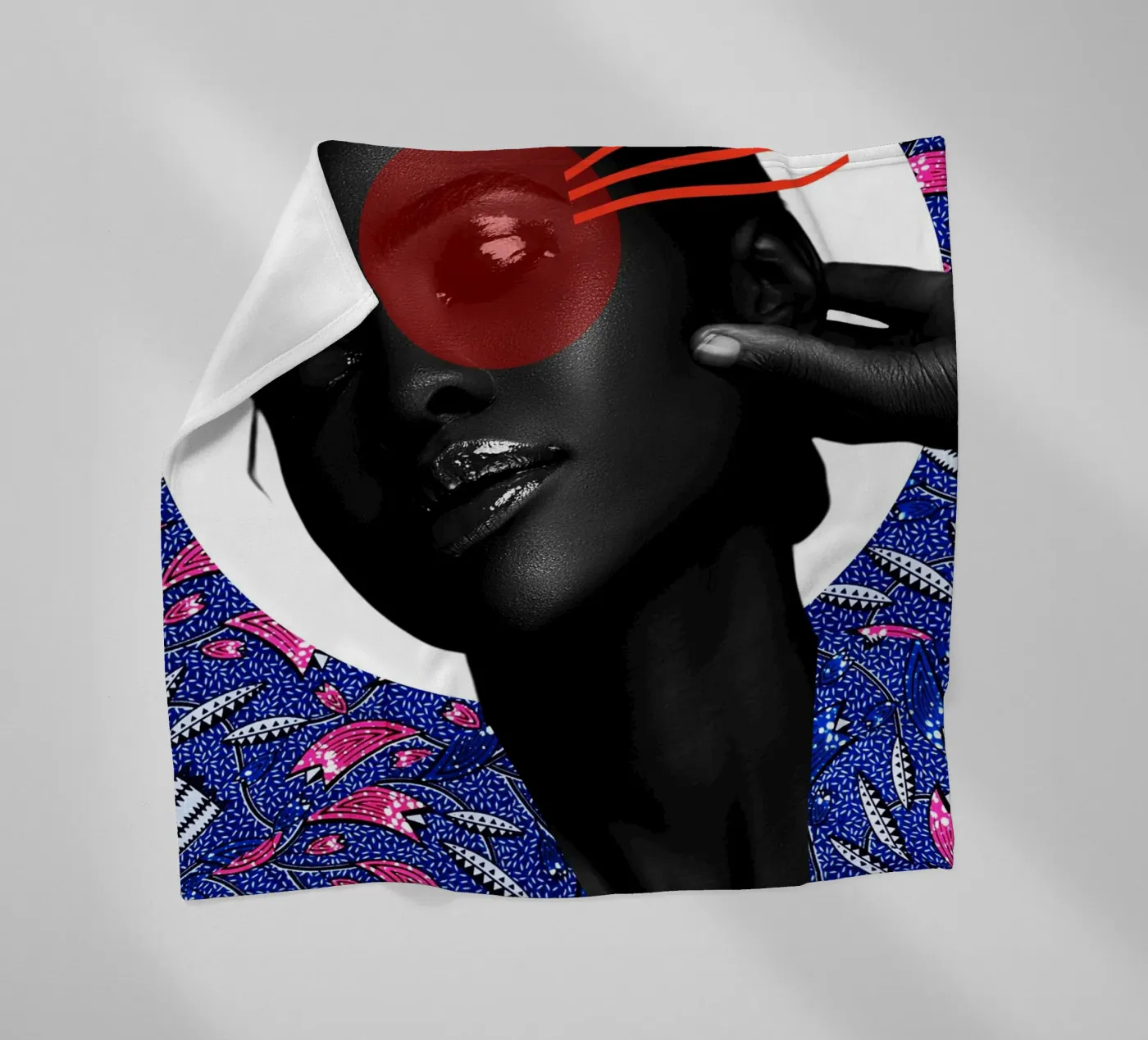 Afro Infinity Fleecedecke von Mathudace Créas