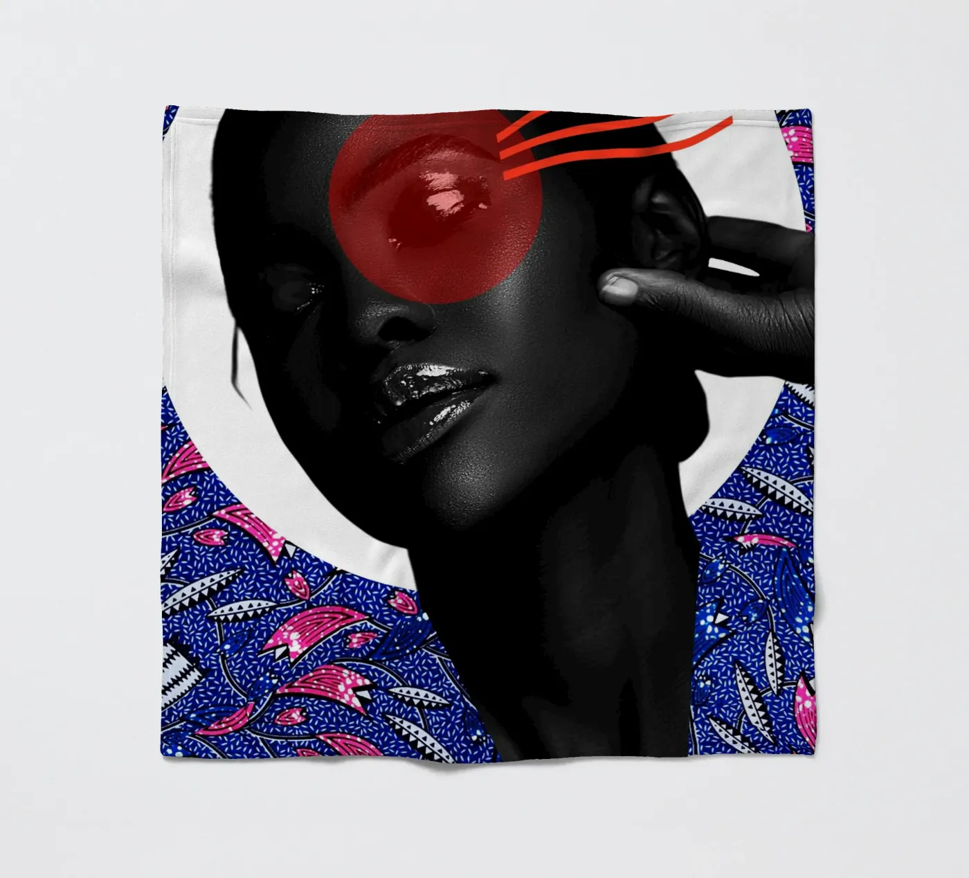 Afro Infinity Fleecedecke von Mathudace Créas