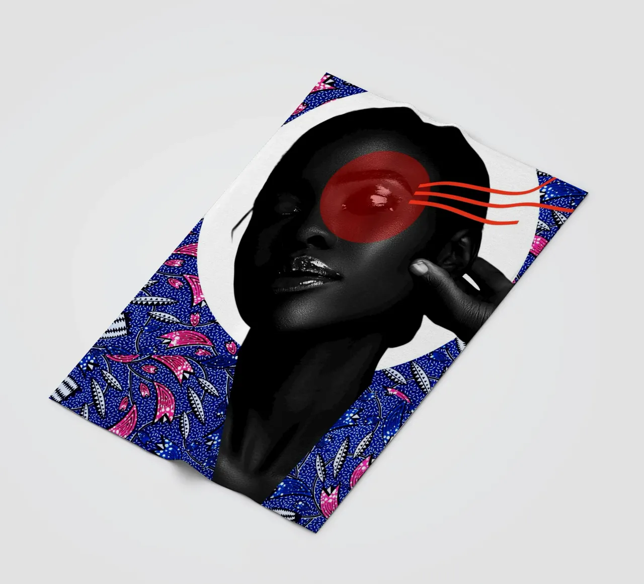 Afro Infinity fleecedeken van Mathudace Créas