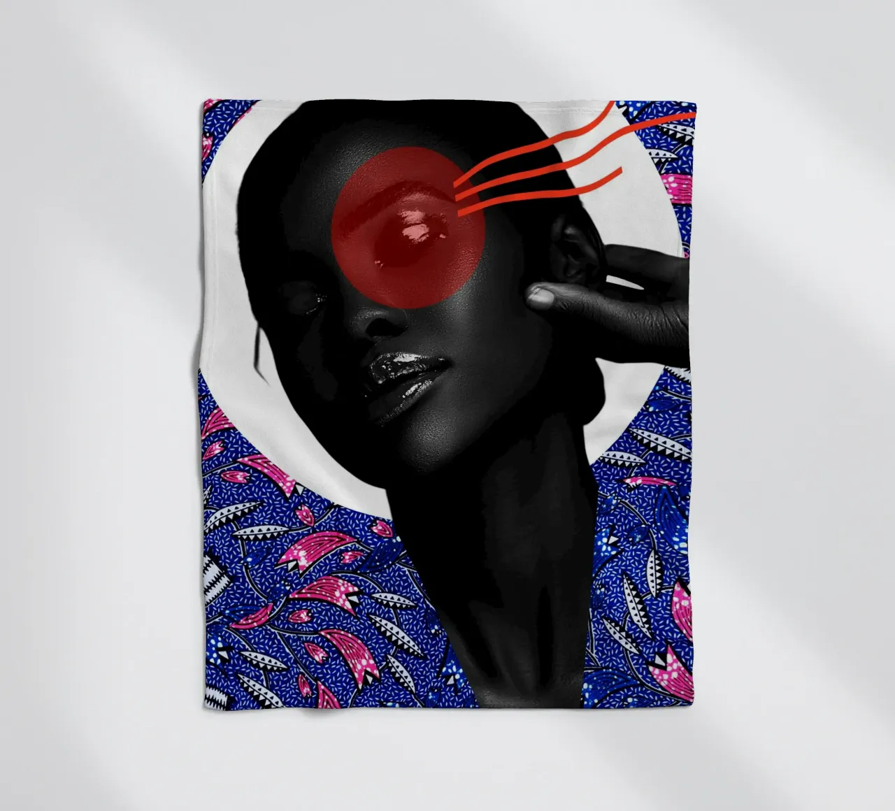 Afro Infinity fleecedeken van Mathudace Créas