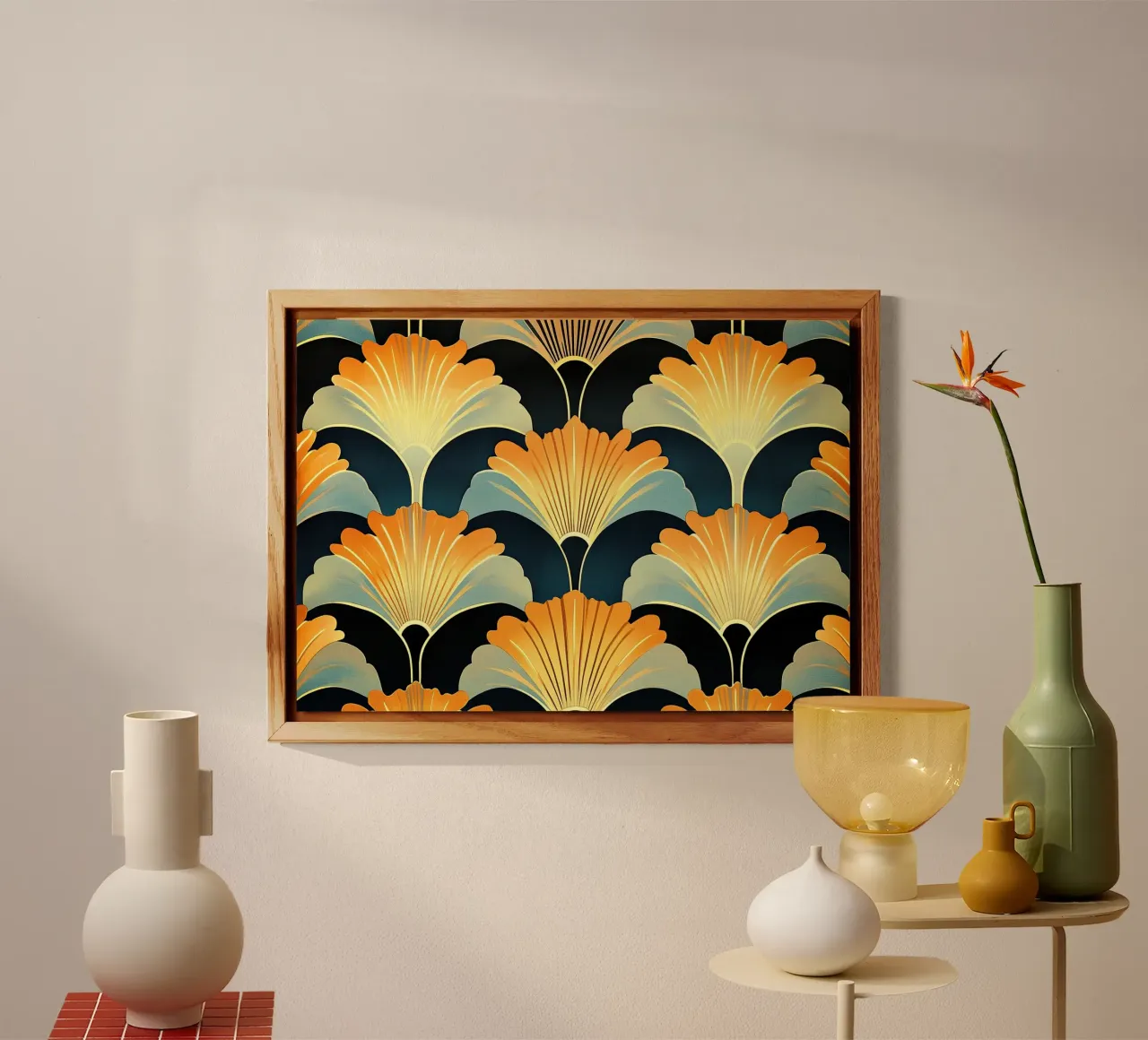 Art déco "Angles of Artistry" alluminio dibond da Nikis Art Studio