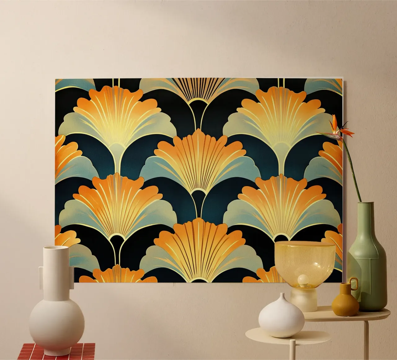 Art déco "Angles of Artistry" alluminio dibond da Nikis Art Studio