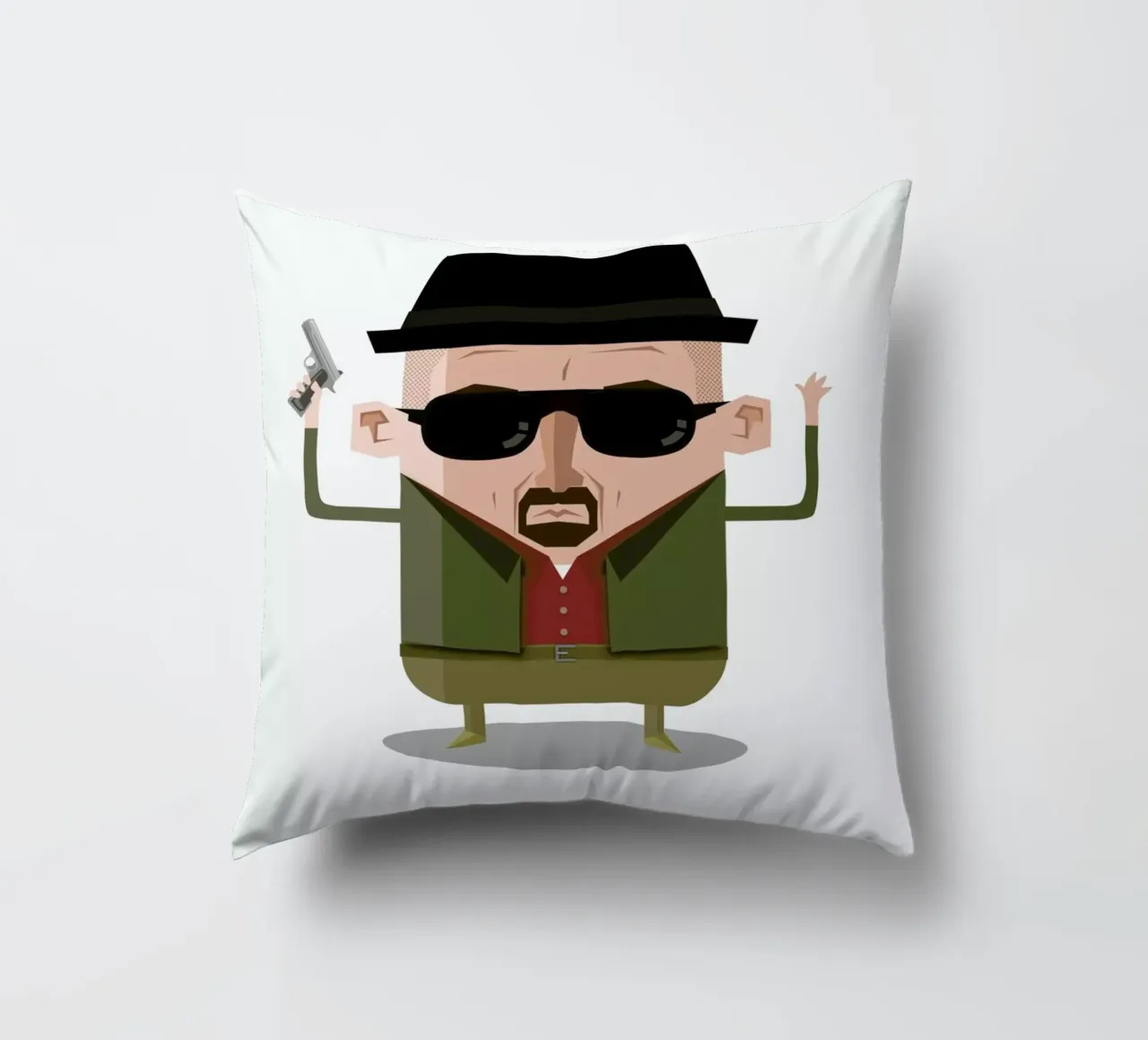 Heisenberg Bad decorative cushion by Ballooon